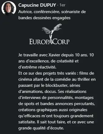Recommandation Europacorp