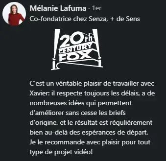 Recommandation 20th Century Fox