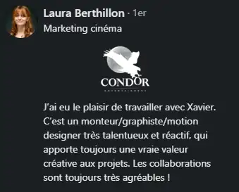 Recommandation Condor Entertainement